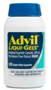 ADVIL Liquid Gels giảm ngay cơn đau và mệt mỏi 120 viên date 02 2025