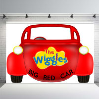 Background Photography Wiggles Big Red Car Ustom Photo Studio Background Backdrop Vinyl Photography Backdrops