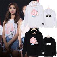 เสื้อกันหนาวPt 377 Kpop Twice Sana Twiceland รองเท้าผ้าใบลําลอง