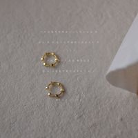 [Han ornaments] Xxixx Creative 14K Gold Plated Ear Clip Simple Earrings โดยไม่ต้องเจาะหู X 221