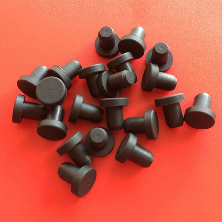 10-20pc-rubber-plug-silicone-hole-stopper-solid-hollow-rubber-hole-caps-round-seal-plugs-t-type-high-temperature-dustproof-plugs-gas-stove-parts-acces