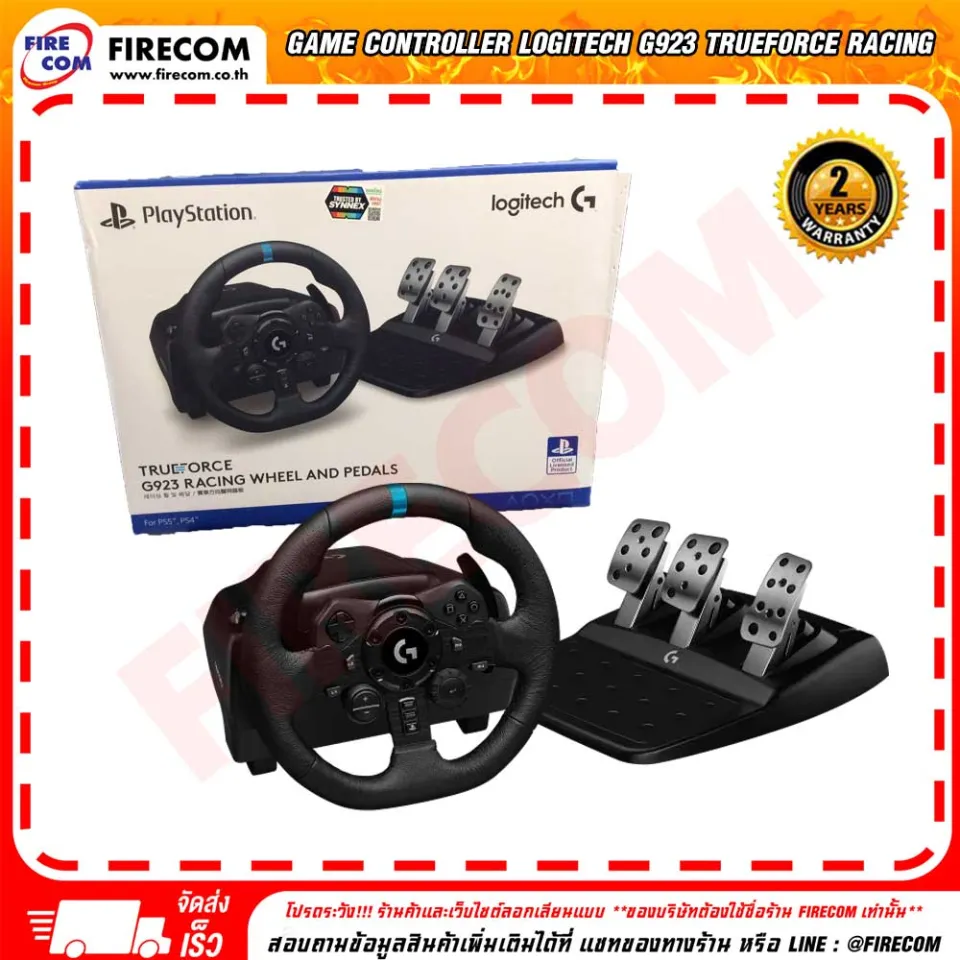 KIT Volante LOGITECH G923 TRUEFORCE Palanca Pedales PS4 PS5 941