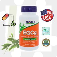 [ สารสกัดชาเขียว ] Now Foods, Green Tea Extract (400 mg) x 90 แคปซูล (Veg Capsules)