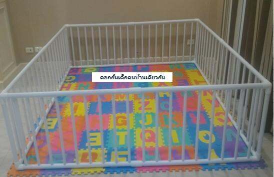 2x2w83-แถมฟรีจุกยางยึดพื้นกันเลื่อน-ส่งเคอรี่จ้า-คอกกั้นเด็กจัมโบ้-กว้าง-2-ม-x-ยาว-2-ม-สูง60-cm-มุมสามทางฉากสีขาวเจ้าเดียวในโลก