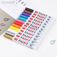 12 Colors Paint Marker Pen Fade-proof Car Tyre Tire Tread CD Metal Permanent