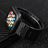 sdfdfsgs Carbon fiber pattern Strap for Apple Watch Ultra 49mm band 45-40-41-38-42mm 44mm Bracelet iWatch series 8 7 6 5 3 SE watchbands