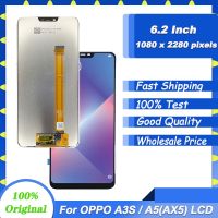 6.2 Original For Oppo A3s/A5(AX5) LCD Display Replacement Touch Screen Digitizer For Oppo A3s CPH1803 CPH1853 CPH1805 Display