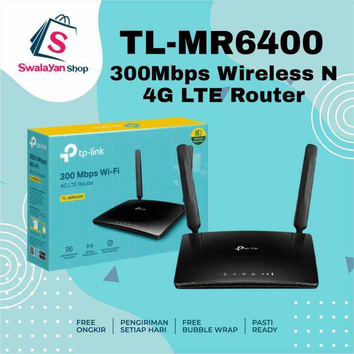 TPLink TLMR6400 Wireless N 4G LTE Router WiFi Modem MiFi TPLink