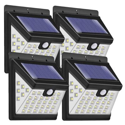 Solar Motion Sensor Lights Outdoor, 40 LED Solar Security Lights with 270° Wide Angle, for Outdoor Garden Patio Pathway