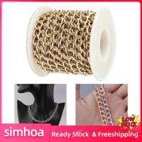 Simhoa โซ่ร้อยเป็นอุปกรณ์ค้นหาเครื่องประดับแบบ DIY โซ่เคเบิ้ลข้ามบิด