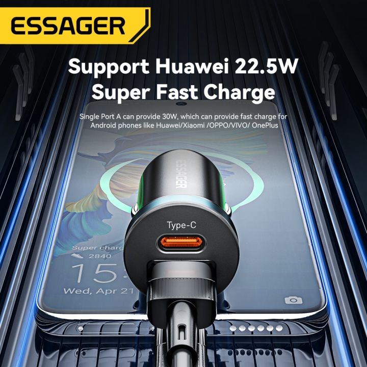 essager-30w-usb-c-ที่ชาร์จแบตในรถ-type-c-ที่ชาร์จเร็ว-pd-qc-3-0-scp-5a-ค่าโทรศัพท์ที่ชาร์จไฟบนรถยนต์อย่างรวดเร็วสำหรับ-iphone-xiaomi-samsung