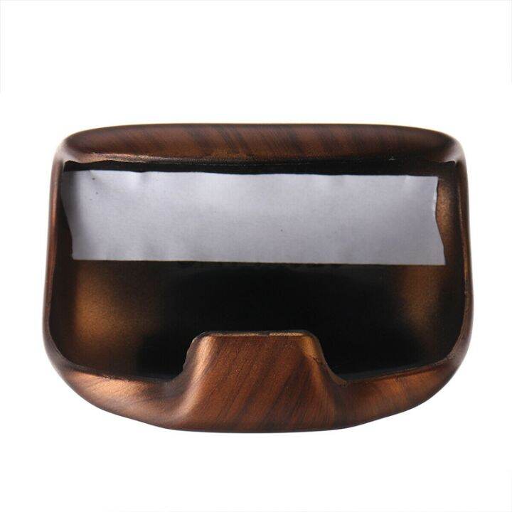 abs-peach-wood-grain-gear-lever-shift-knob-cover-trim-for-honda-cr-v-crv-2017-2020