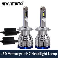 H7รถจักรยานยนต์หลอดไฟ Led ไฟหน้าสำหรับ Kawasaki Ninja ZX6R ZX6RR 250R 650R KLR650 Z750 Z750S Z1000ยามาฮ่า YZF R1 R6 YZF-R6