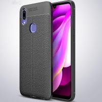 GOOGLEHITECH For Smart Case เคสหรูสำหรับกรณี Luxury VIVO V9, VIVO V15, Vivo V11i Litchi Leather เคสซิลิโคนอ่อนนุ่มคุณภาพสูงเคสซิลิโคนป้องกันเคสซิลิโคนยืดหยุ่นเคสซิลิโคนอ่อนนุ่ม VIVO V9, VIVO V15, Vivo V11i ฝาครอบหลังกรณี ปกหลัง  6.53 นิ้ว