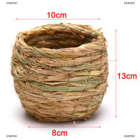 xiamei Handmade straw Bird Nest นกแก้วอุ่นสัตว์เลี้ยงห้องนอนลานระเบียงกรงนกประดับ