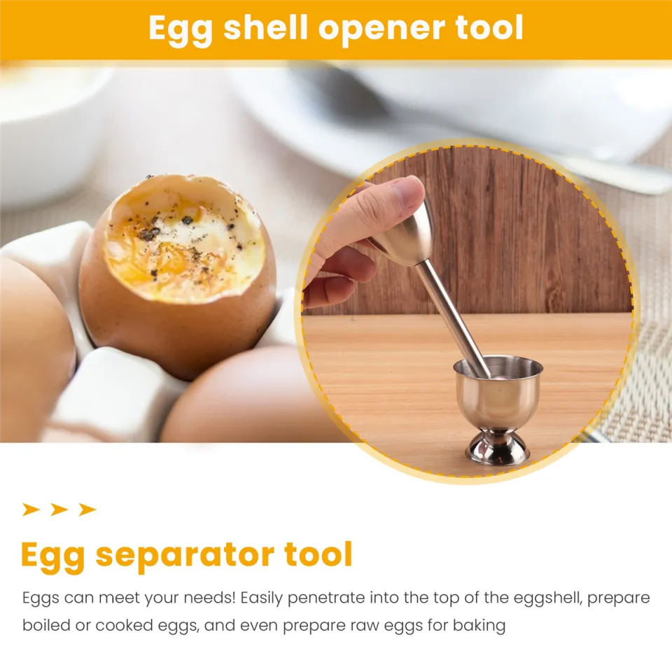 Egg Cup Soft Boiled Eggs, Egg Opener Separator, Boiled Egg Opener