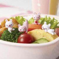 8Pcs/set Mini Kids Animal Fruit Fork Cartoon Snack Cake Dessert Food Fruit Toothpick tenedores de fruta fourchettes