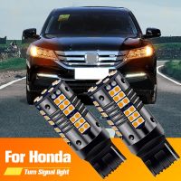 【New】2Pcs ไฟเลี้ยว LED Blub โคมไฟ WY21W 7440A สำหรับ Honda Accord 7 10 Civic CRV 1 2 3 4 Fit 5 CR Z FRV HRV Insight Legend