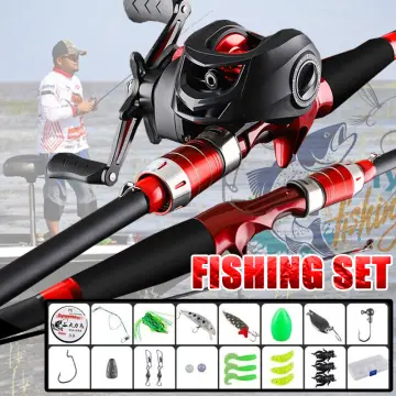 Telescopic Fishing Rod Reel Combo 1.8/2.1m Travel Fishing Rod with