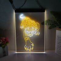 Tigers Man Cave Sport 2 Color Display-LED Neon Sign Wall Art สำหรับบ้าน,ห้อง,ห้องนอน,สำนักงาน,ตกแต่งบ้านไร่