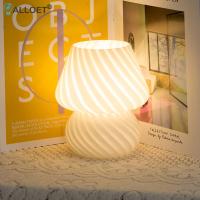 Creative LED Night Light Cute Mushroom Pattern USB Charged for Bedroom Bedside Table Lamp Children Night Light Christmas Gift