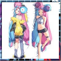 Dakimakura อะนิเมะสไตล์ Faux โปเกมอนใบหมอนคู่ชีวิตขนาดหมอนร่างกาย