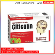 Hộp 100 viên] Hoạt huyết dưỡng não Citicolin giảm đau đầu, hoa mắt