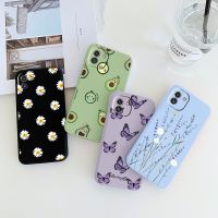 For Samsung Galaxy A03 4G Cute Flower Phone Case Mount Bag Silicone Back Cover For Samsung A03 4G Fashion Daisy Shockproof Coque