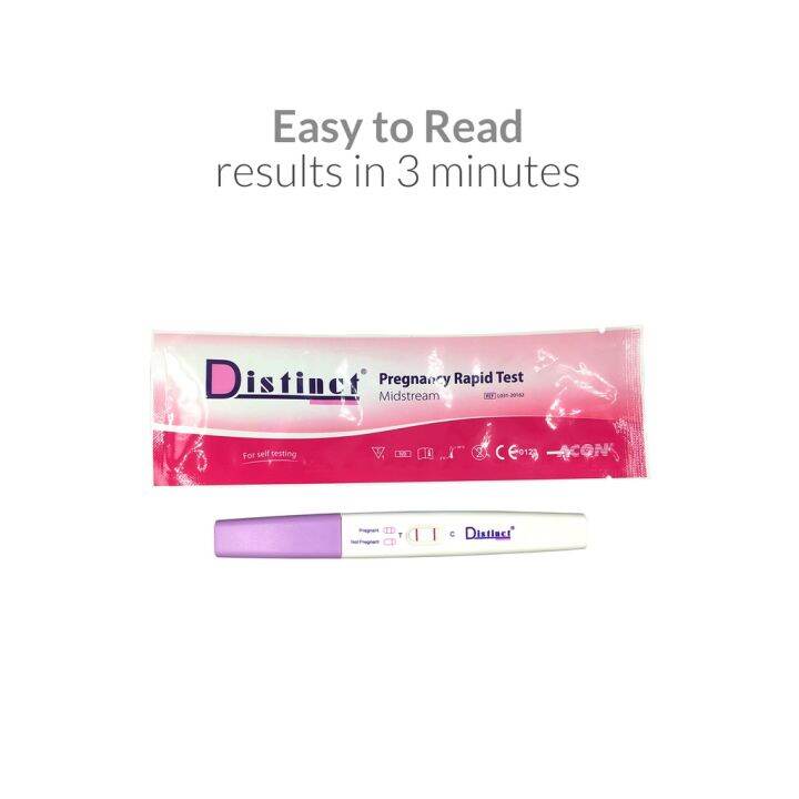 iCare® Distinct Pregnancy Rapid Test Midstream, Discreet Packaging