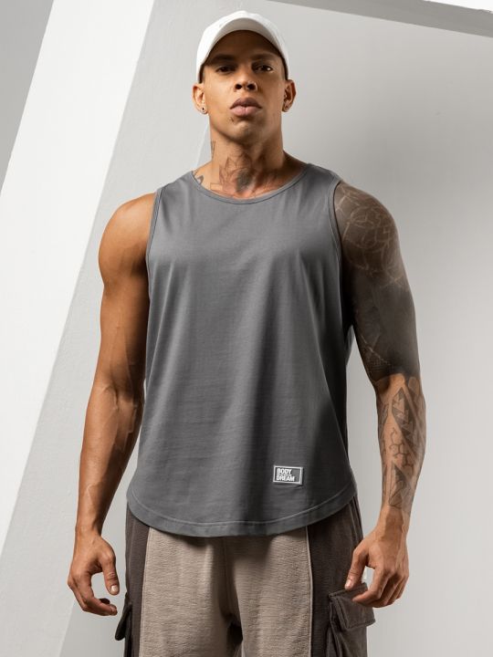 original-bodydream-sports-vest-mens-american-casual-cotton-large-size-sleeveless-t-shirt-shoulder-basketball-fitness-vest
