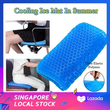 Gel Seat Cushion TPE Silicone Cooling Mat Egg Support Ice Pad Chair Car Office  Seat Cushion