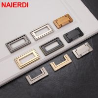 【YD】 NAIERDI-Zinc Alloy Wardrobe Alças Armário Puxa Preto Gaveta Maçanetas Handle Móveis Cabinet Knobs