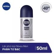 Lăn Khử Mùi Nam Phân Tử Bạc Diệt Khuẩn Tối Đa Ngăn Mùi 24H Nivea Men