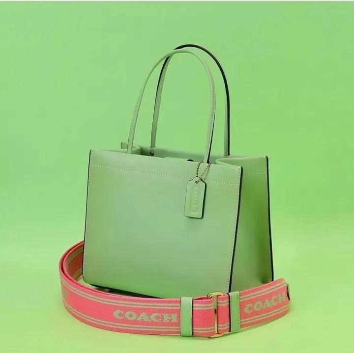 Coach C8544 Cashin Carry Tote 22 Women's Bag Pale Pistachio Lazada PH