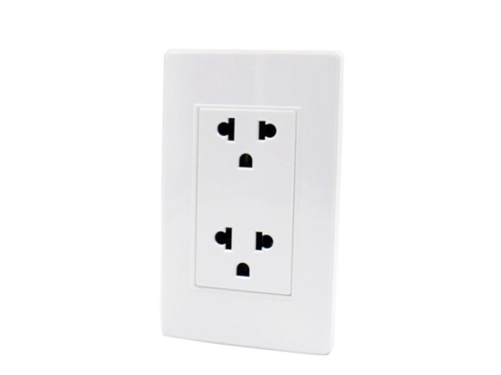Universal Outlet 2 gang multiple wall socket outlet 4 - 6 hole | Lazada PH