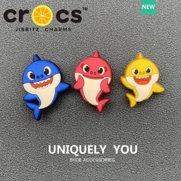 CROCS Crocs Jibbitz Shark Grey 1SZ
