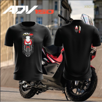 New！2023！Honda ADV150 T-shirt merah High quality products （Freeprinting of names）