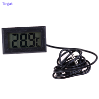 ?【Lowest price】Tirgat 1PC Digital LCD Display เครื่องวัดอุณหภูมิอุณหภูมิเครื่องวัดอุณหภูมิด้วย Probe