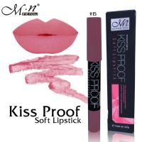 Menow Kiss Proof Soft Lipstick ลิปจุ๊บแบบแท่งดินสอ คิสพรูฟ มีนาว (19 สี) ( ไม่มีกล่อง )