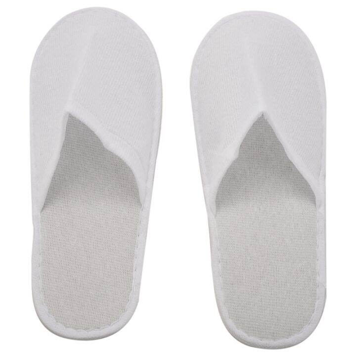 Disposable Slippers12 Pairs Closed Toe Disposable Slippers Fit Size For Men And Women For Hotel 1124