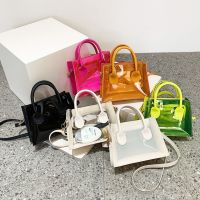 Fashion PVC Jelly Bag Women Transparent Handbag Summer Beach Clear Shoulder Bags Crossbody Bags