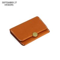 New Fashion Credit Card Wallet Genuine Leather Luxury Men ID Driving License Bag Women Hasp Simple Mini Purse Bus Card Case Card Holders