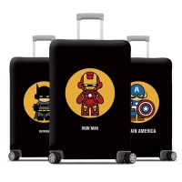 Travel Accessories Luggage Cover Suitcase Protection Set Baggage Dust Cover Trunk Set Trolley Case Elasticity Super Hero Pattern