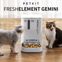PETKIT Fresh Element Gemini เครื่องให้อาหารอัตโนมัติผสมอาหารได้ 2 แบบ [ประกัน1ปี] Global Version ศูนย์ไทย ความจุ 5 L