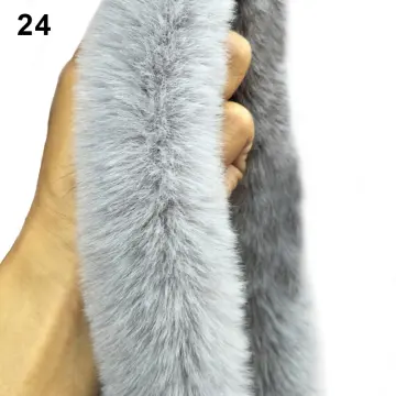 1m/Pc Feather & Furry Fabric Trim Ribbon For Diy Clothing Decoration