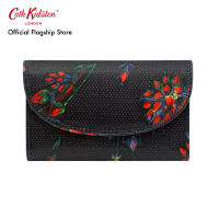 Cath Kidston MFS Folded Curve Wallet Darling Midscale Navy กระเป๋า กระเป๋าสตางค์ กระเป๋าแคทคิดสตัน