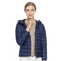 ZZOOI Johnature 2023 Hooded 90% White Duck Jacket Autumn Winter 12 Colors New Warm Slim Zipper Women Fashion Light Down Coat