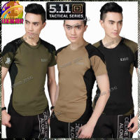 เสื้อยืดคอกลมแขนสั้น-ยาว5.11Tactical T Shirt ใส่ได้ทั้งหญิงทั้งชายเหมาะเดินป่าลาดตระเวนแห้งเร็ว เสื้อยืดคอกลมแขนสั้นแฟชั่นผ้านิ่มดีใส่สบาย