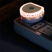Novelty light sensor led night light with Dual USB Port 5V 1A night lamp room Home Lighting Plug-in Wall Lamp 1pc Night Lights