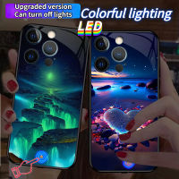 มก. สวิตช์อัพเกรดใหม่แก้ว LED สำหรับ iPhone เคสโทรศัพท์14Promax 14Plus 13 13Pro 13Promax 12ProMax 11สำหรับเคสโทรศัพท์ไอโฟน7Plus 8Plus XR XS X XSMAX 11ProMax 11pro 12สแปร์พาร์ท7 8